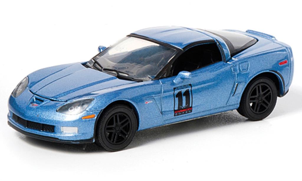 Chevrolet Corvette C6 1/64 Greenlight C6 blauw 2011 modelauto