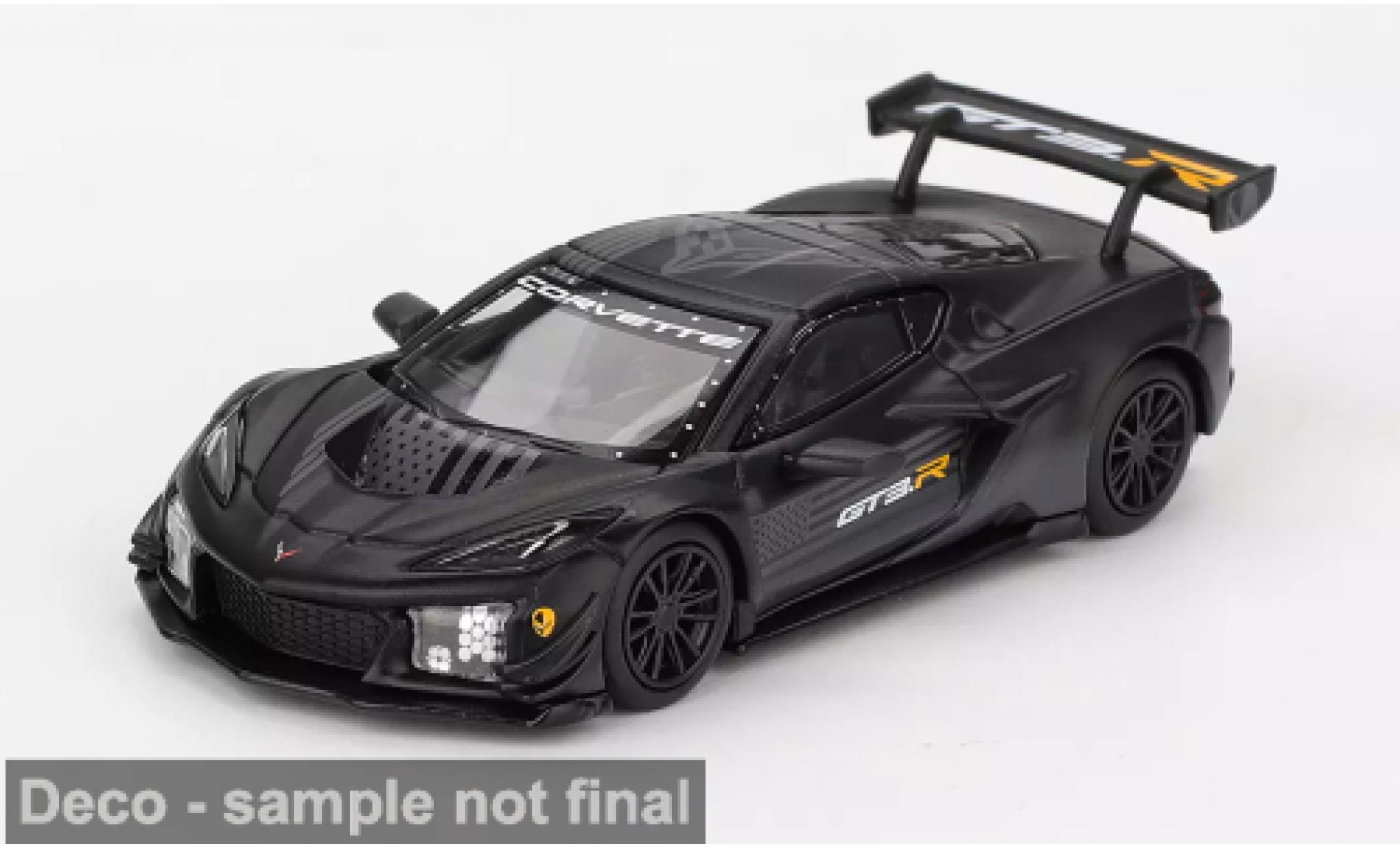 Chevrolet Corvette 1/64 Mini GT Z06 zwart 2025 1:64 modelauto