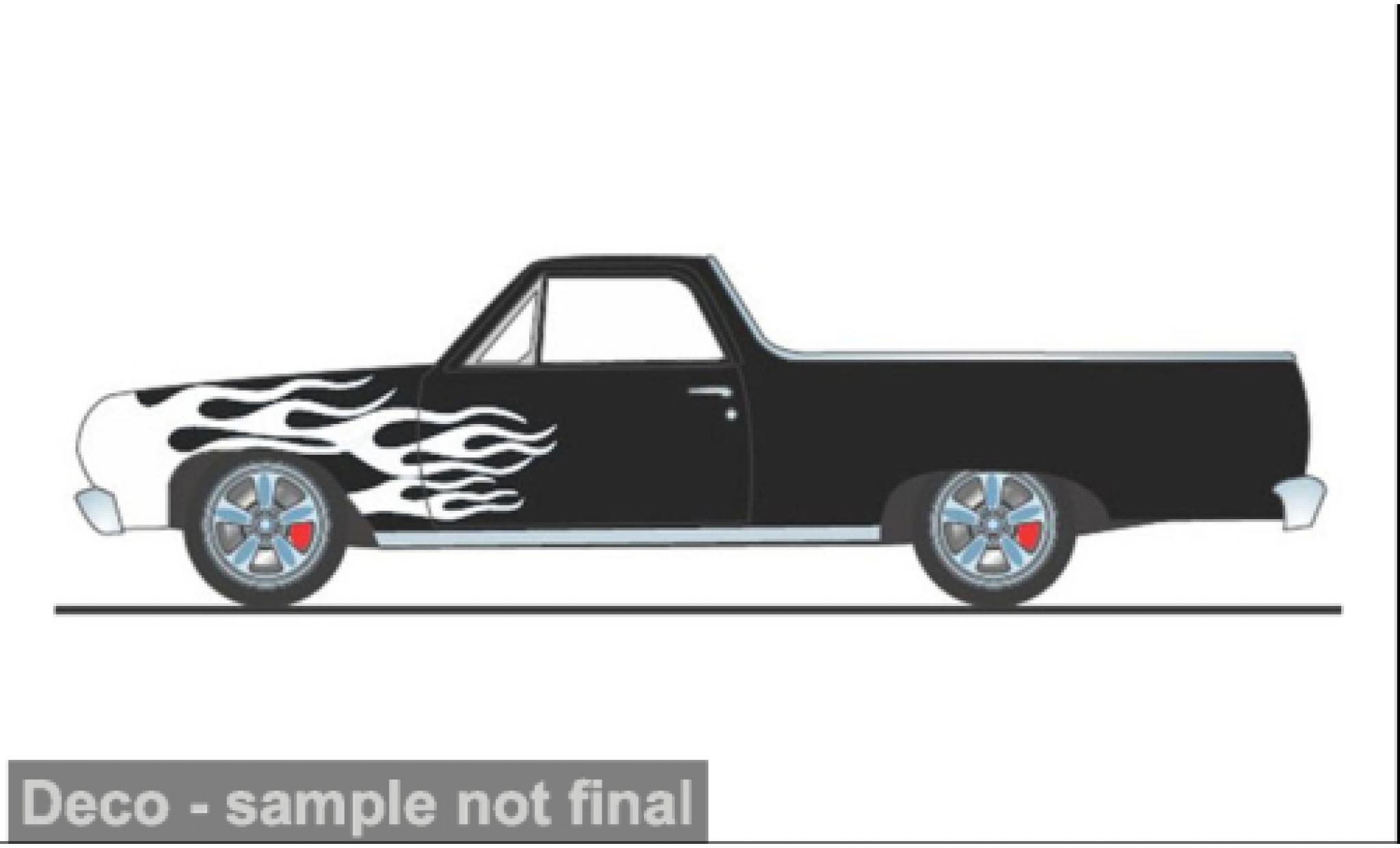 Chevrolet El Camino 1/18 ACME zwart 1965 1:18 modelauto