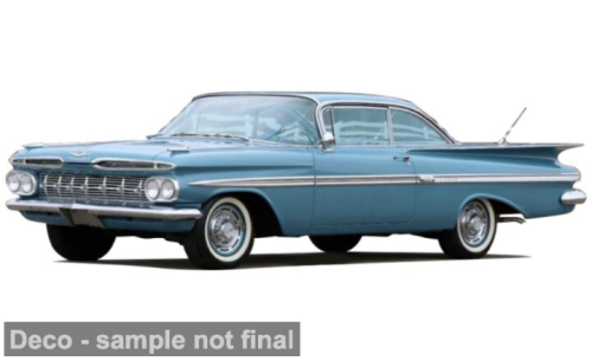 Chevrolet Impala 1/24 Maisto blauw 1959 1:24 modelauto