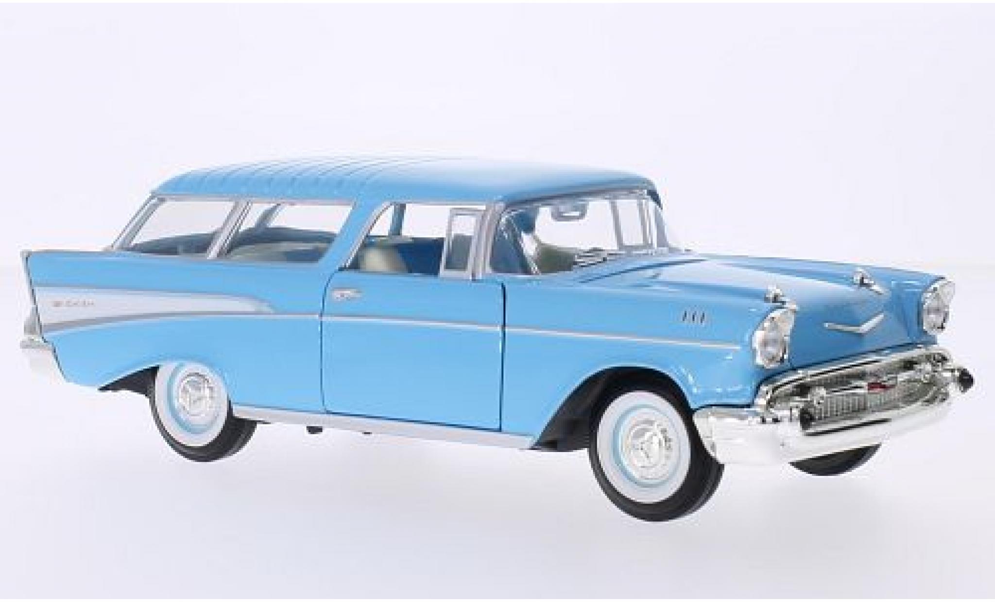 Chevrolet Nomad 1/24 Lucky Die Cast blauw Lucky Die Cas 1:24 modelauto
