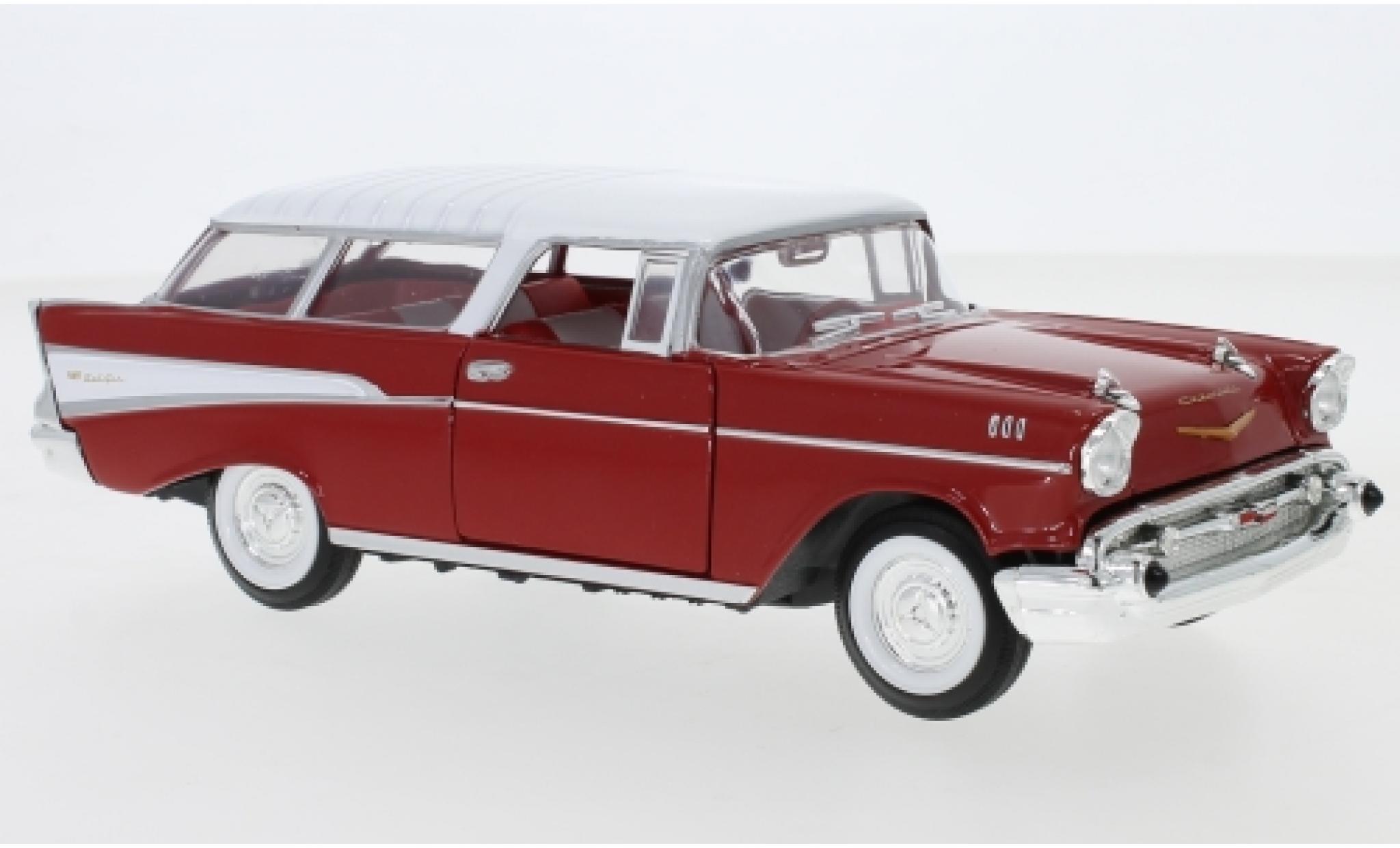 Chevrolet Nomad 1/24 Lucky Die Cast rood Lucky Die Cas 1:24 modelauto