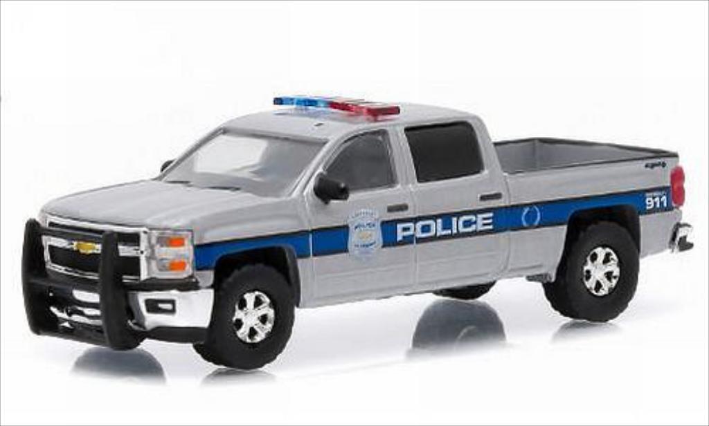 Chevrolet Silverado 1/64 Greenlight Politie 2015 modelauto