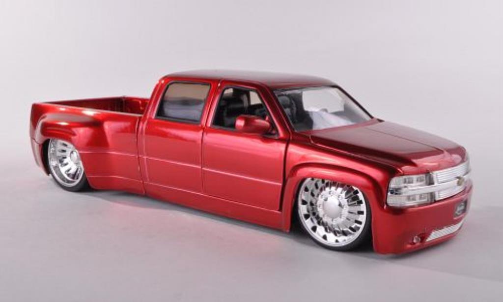 Chevrolet Silverado 1/24 Jada Toys Dooley rood 1999 modelauto
