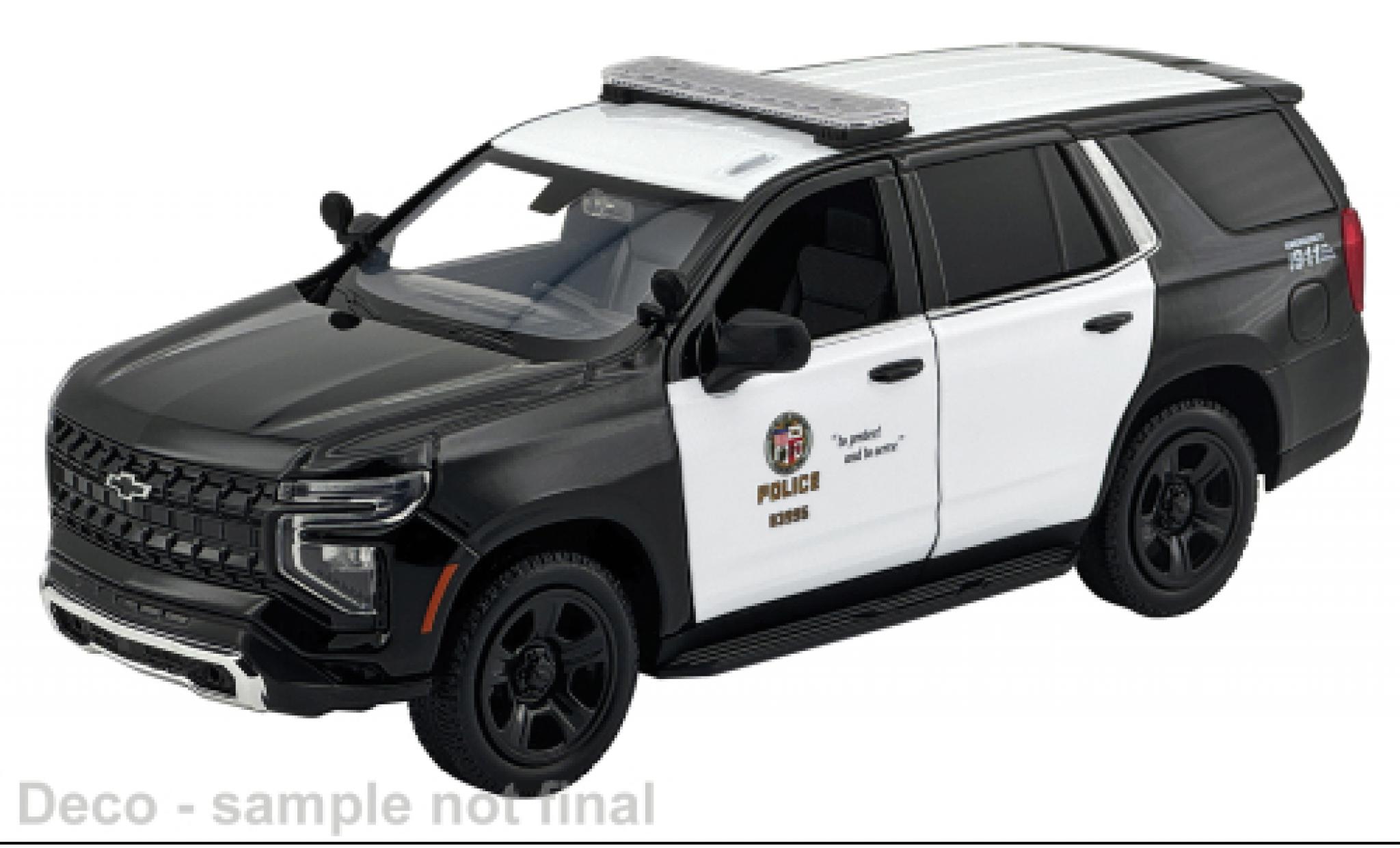 Chevrolet Tahoe 1/24 Motormax PPV 2025 LAPD 1:24 modelauto