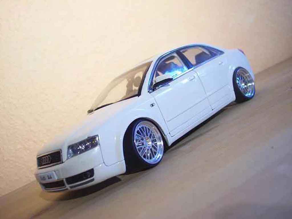 Audi A4 berline wit jantes bbs 1/18 Minichamps