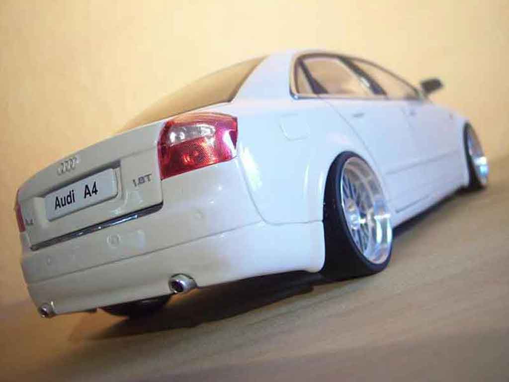 Audi A4 berline wit jantes bbs 1/18 Minichamps