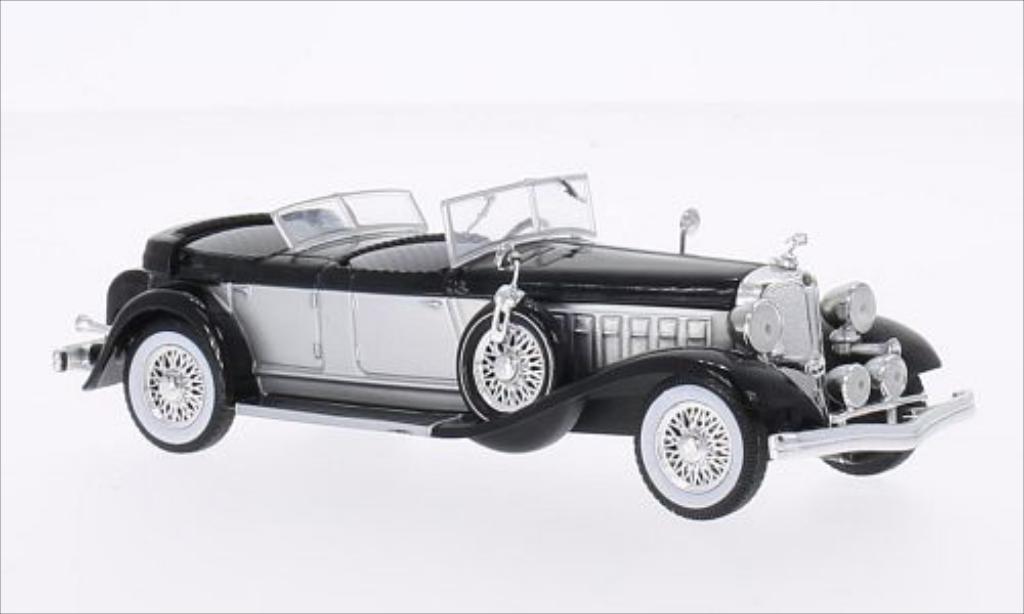 Chrysler Imperial 1/43 WhiteBox Le Baron Phaeton grijs/zwart 1933 modelauto