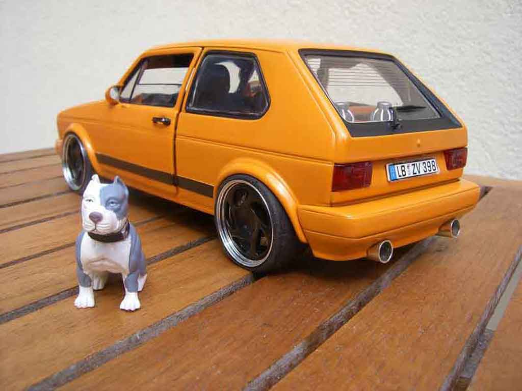 Volkswagen Golf GTI kit carrosserie rieger 1/18 Solido
