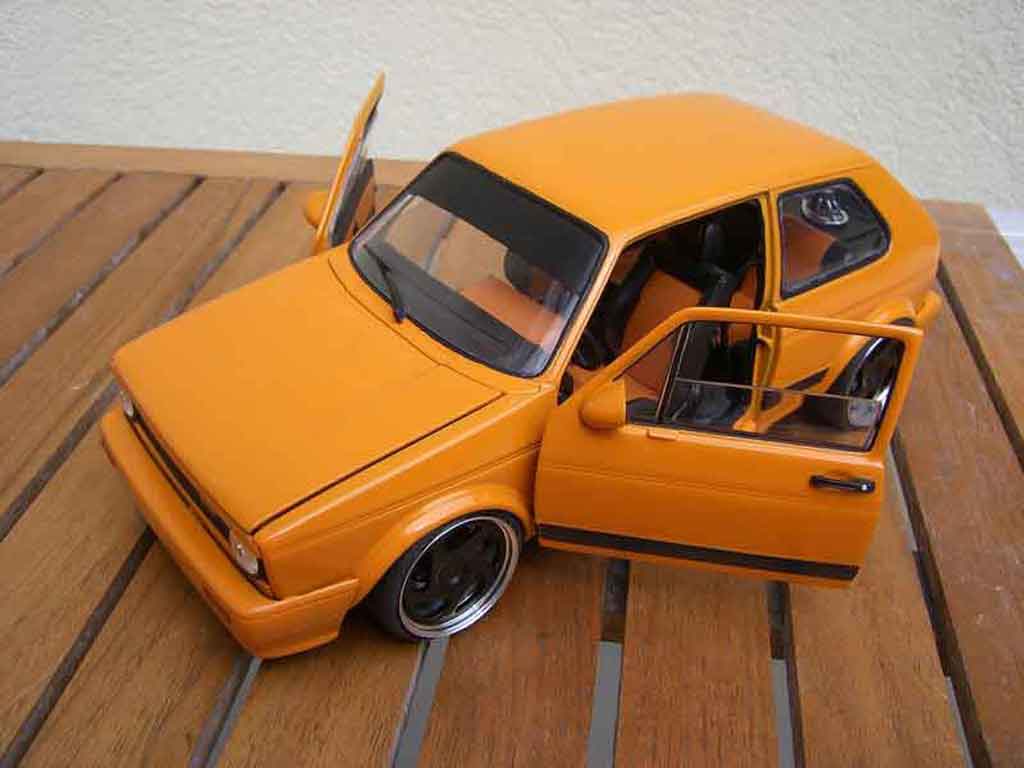 Volkswagen Golf GTI kit carrosserie rieger 1/18 Solido