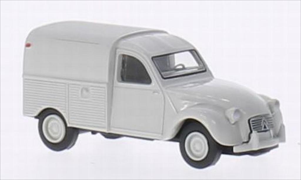 Citroen 2CV 1/87 Brekina AZU grijs modelauto