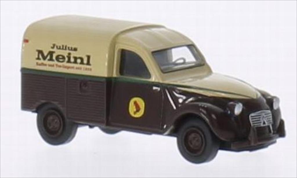 Citroen 2CV 1/87 Brekina AZU Julius Meinl modelauto