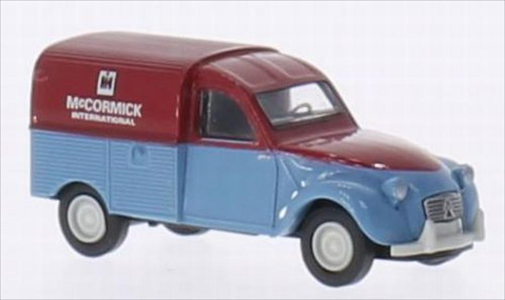 Citroen 2CV 1/87 Brekina AZU McCormick modelauto