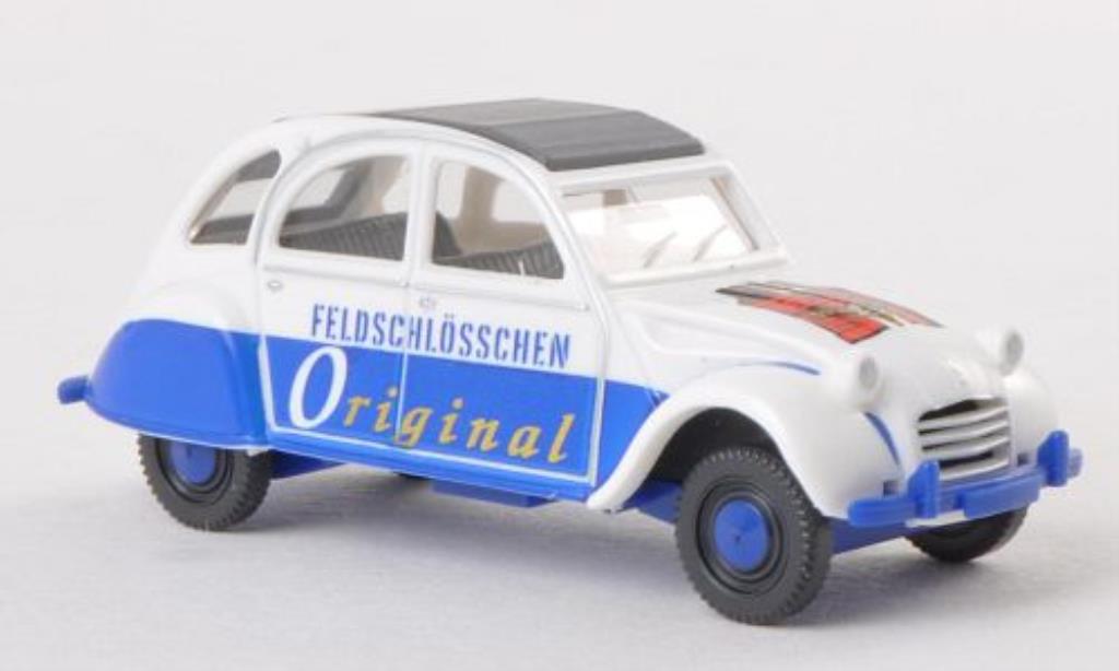 Citroen 2CV 1/87 Wiking Feldschlosschen Original modelauto