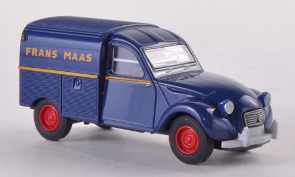 Citroen 2CV 1/87 Brekina Kastenente Frans Maas (NL) modelauto