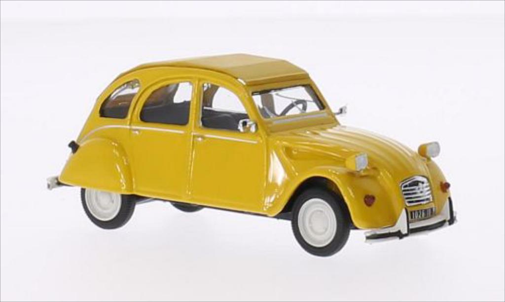 Citroen 2CV V6 1/43 Vitesse V6 Club geel 1981 modelauto