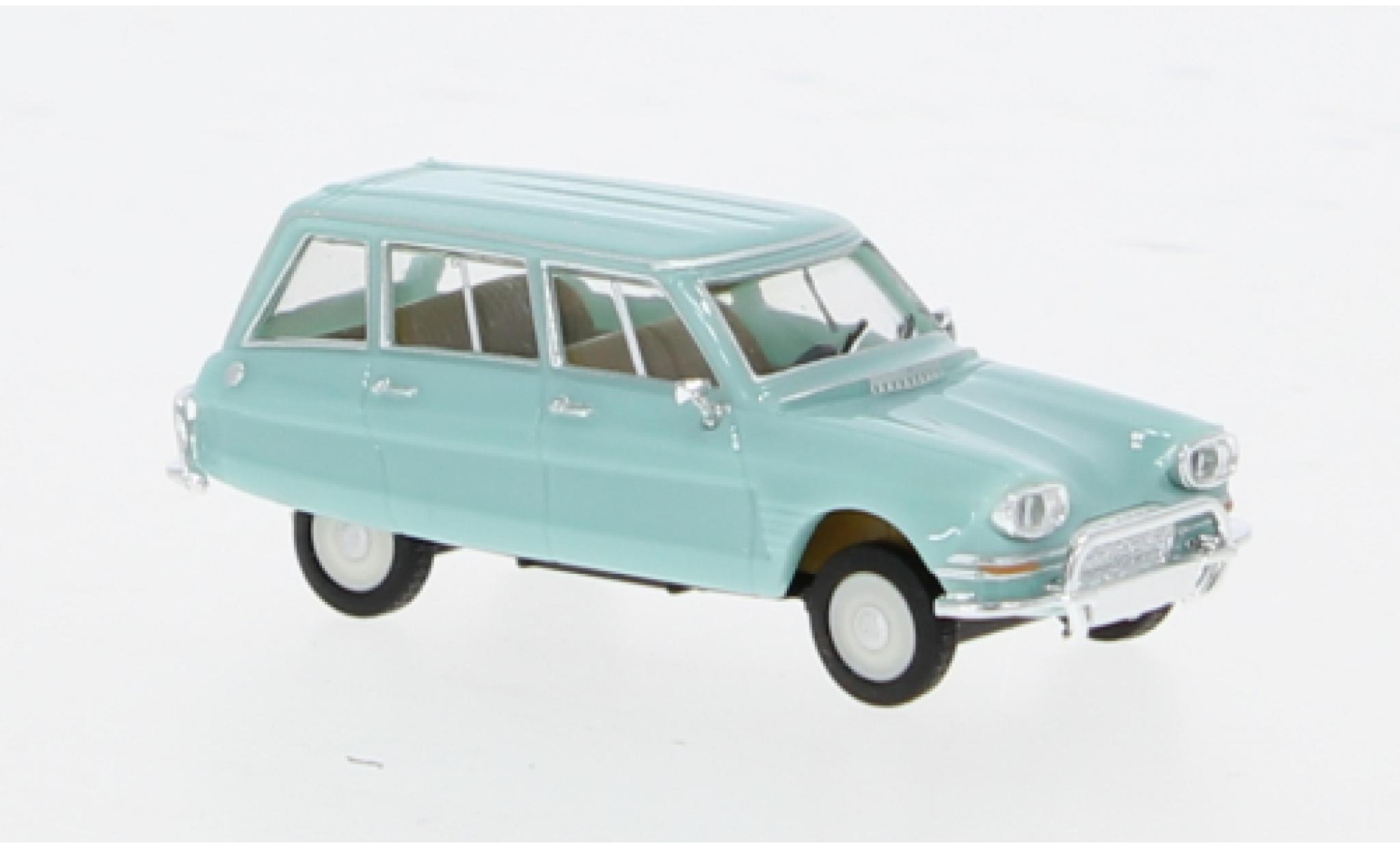Citroen Ami 6 1/87 Herpa Stationwagen turquoise 1:87 modelauto