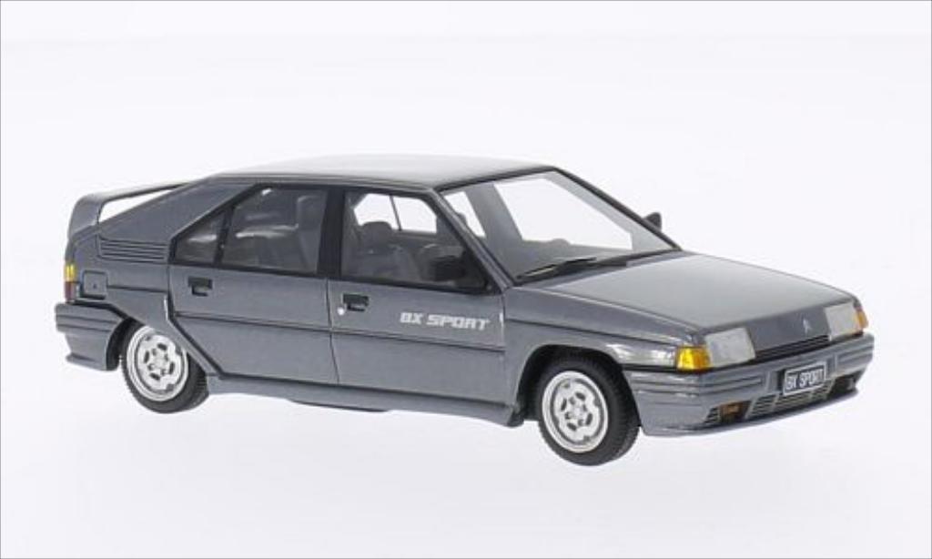 Citroen BX 1/43 Kess Sport metallic grijs 1985 modelauto