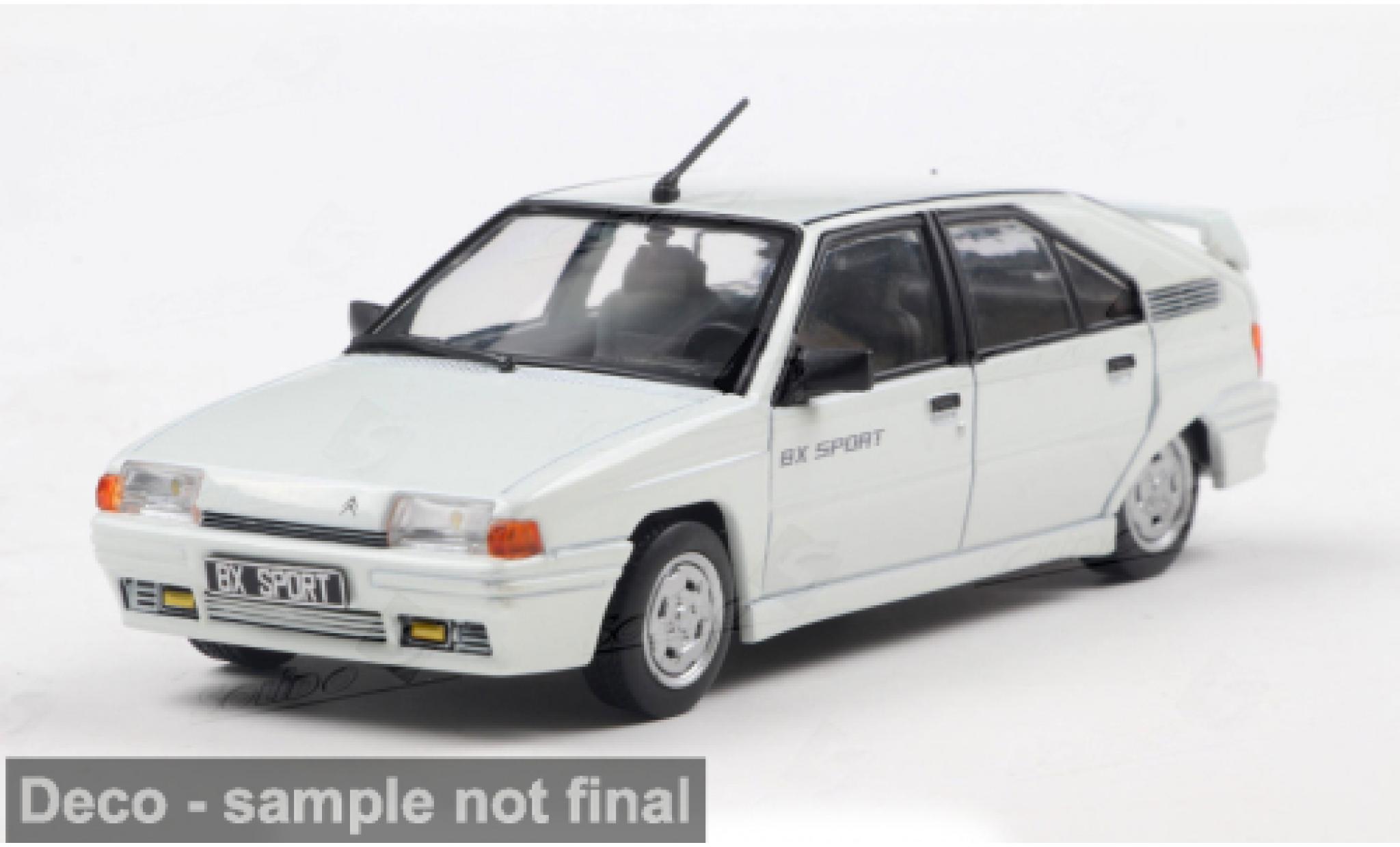 Citroen BX 1/43 Solido Sport wit 1985 1:43 modelauto