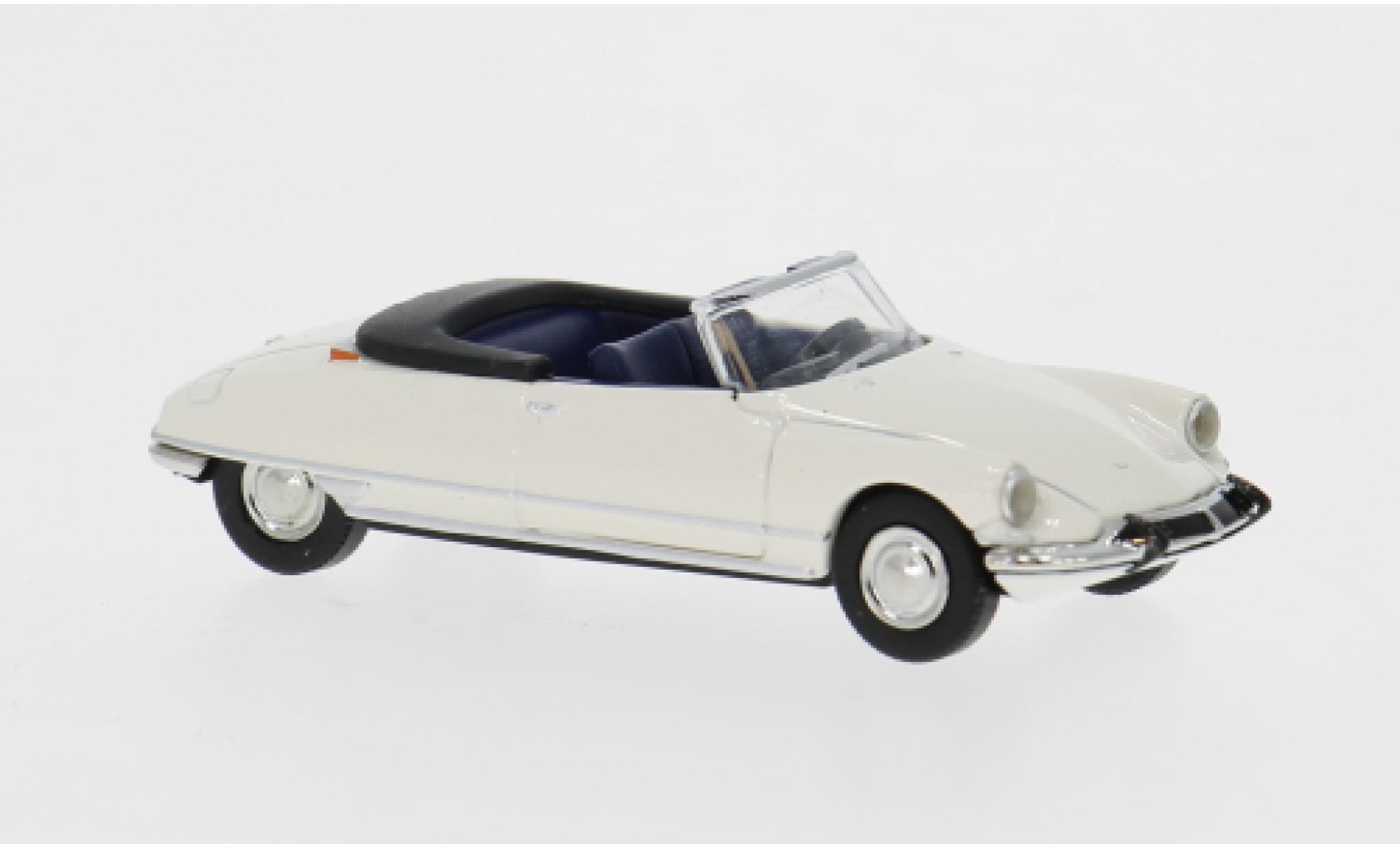 Citroen DS 1/87 Brekina 19 Cabriolet wit 1963 1:87 modelauto