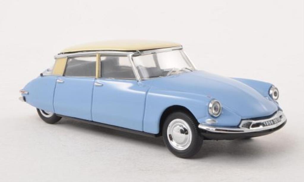 Citroen DS 19 1/43 Vitesse 19 blauw/beige 1956 modelauto