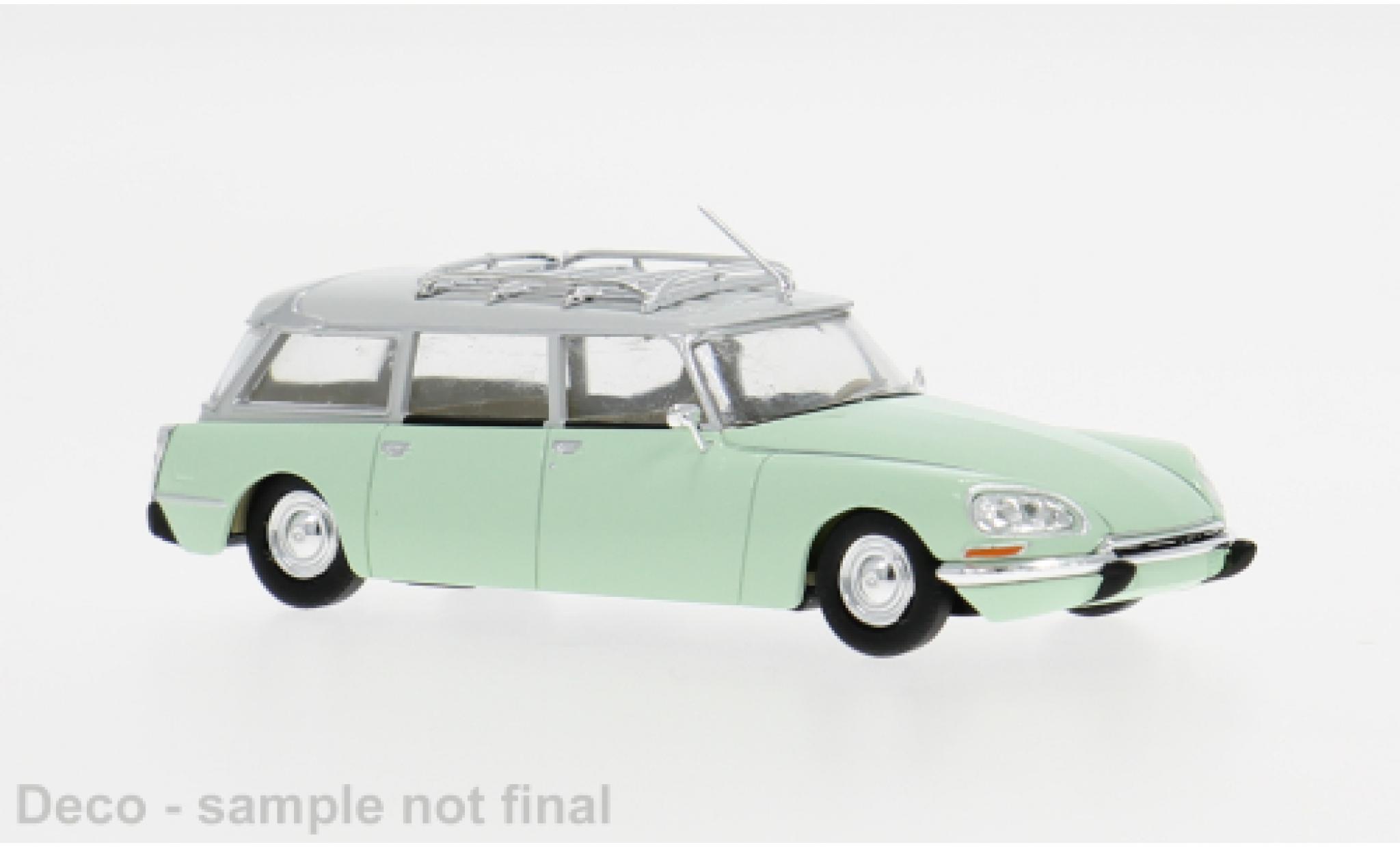 Citroen DS 1/87 Brekina Stationwagen groen 1967 1:87 modelauto