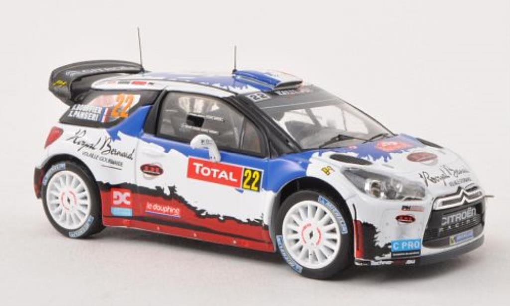 DS Automobiles DS3 1/43 IXO WRC No.22 Rally Monte Carlo 2013 /X.Panseri modelauto