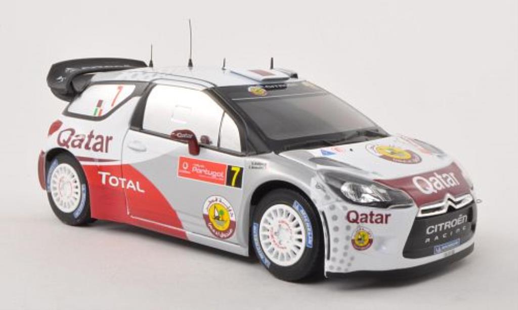 DS Automobiles DS3 1/18 Norev WRC No.7 Qatar Rally Portugal 2012 modelauto