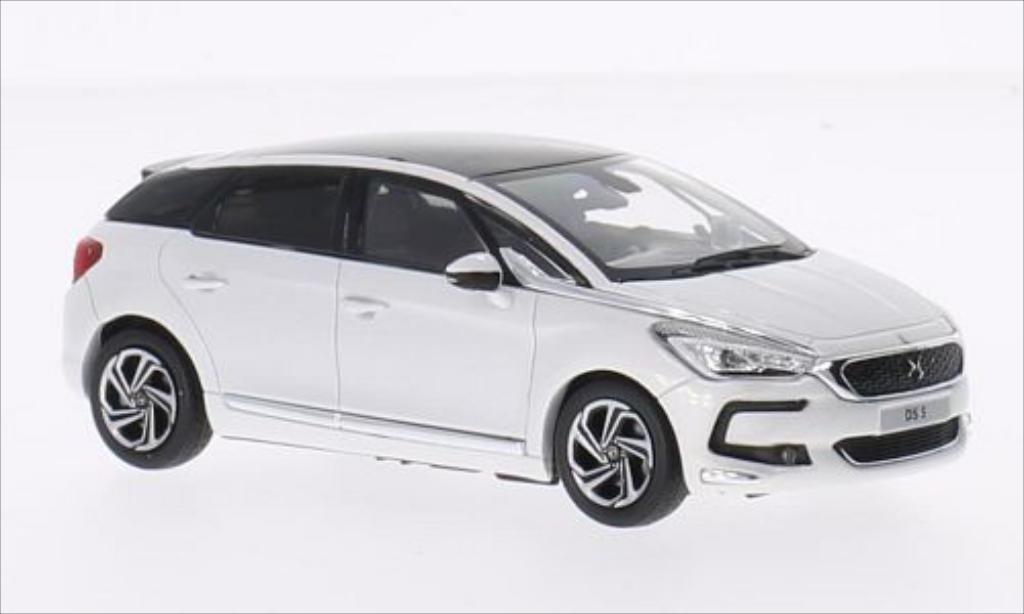 DS Automobiles DS5 1/43 Norev metallic wit 2015 modelauto