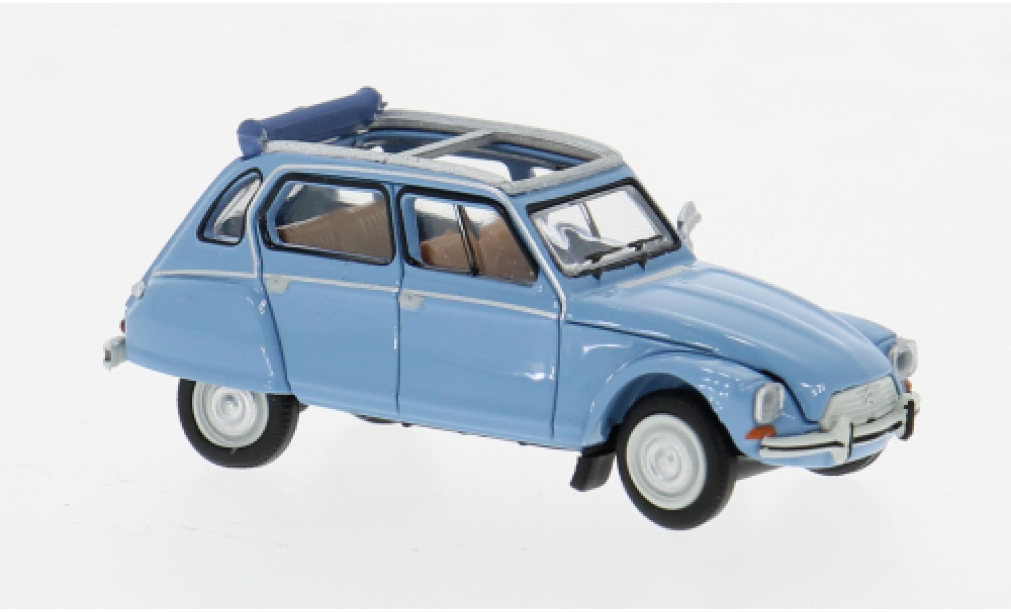 Citroen Dyane 1/87 Brekina blauw 1:87 modelauto