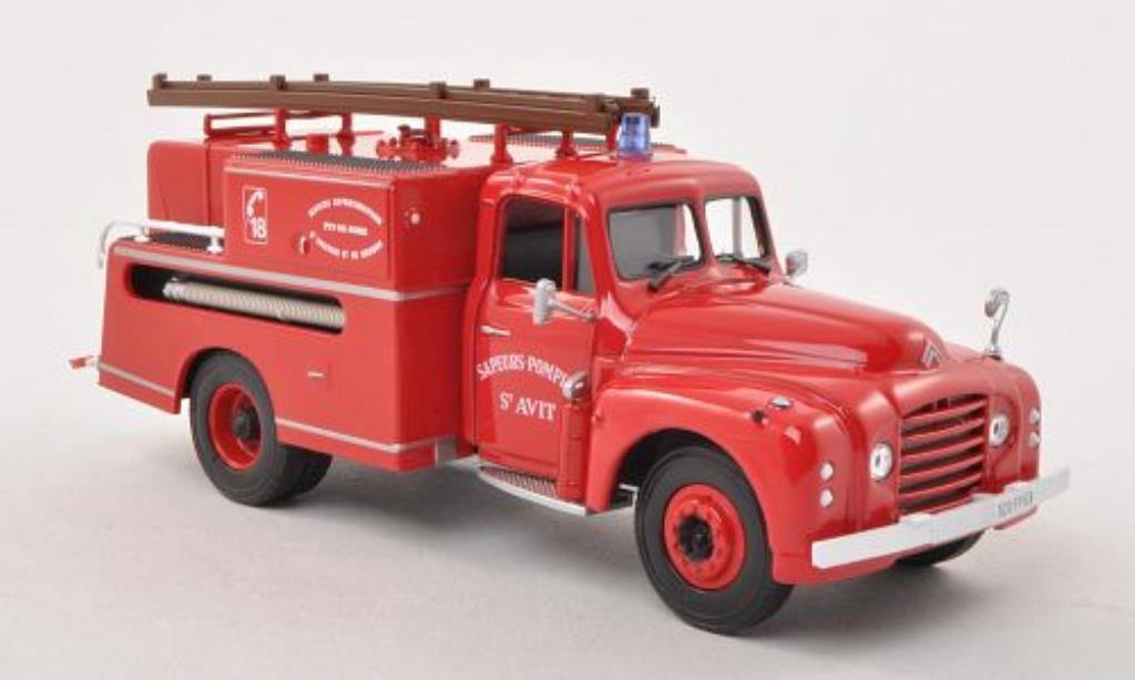 Citroen T46 1/43 Norev Pompe Guinard Sapeurs Brandweer St. Avit Brandweer (F) 1962 modelauto