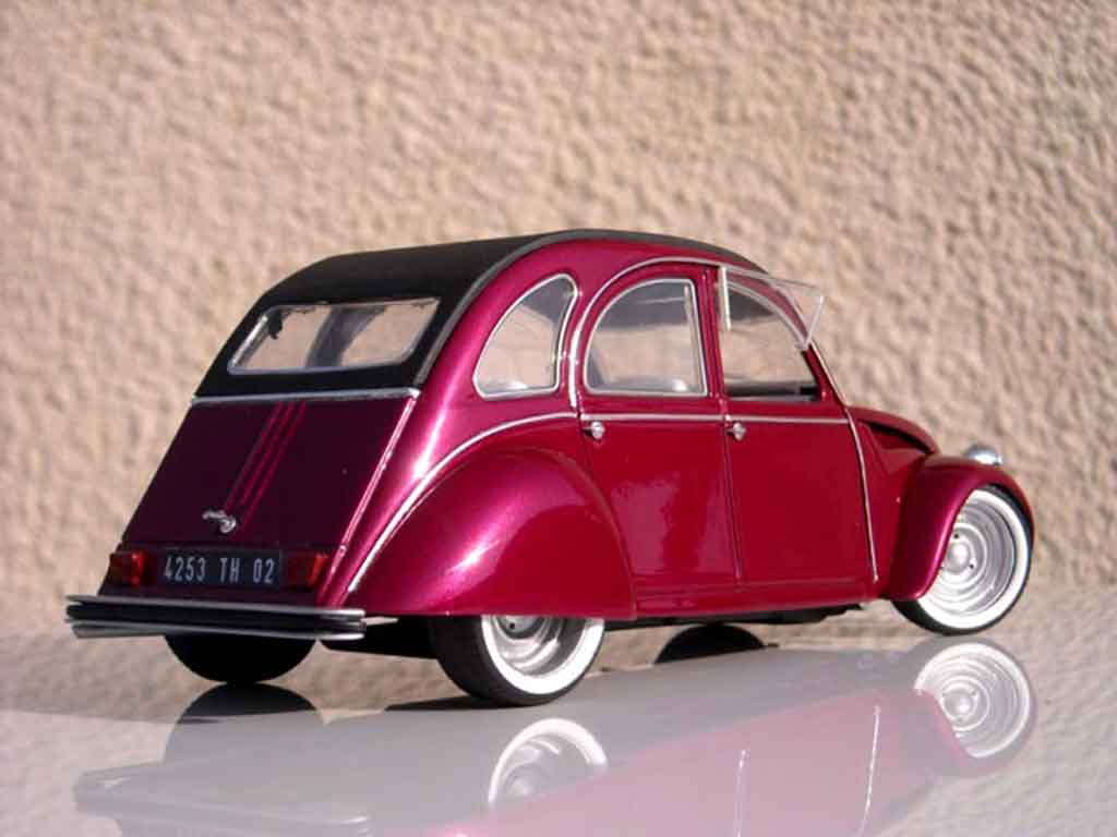 Citroen 2CV 1/18 Solido custom blush effect modelauto