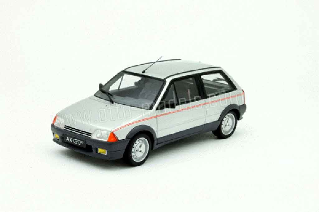 Citroen AX 1/18 Ottomobile gt grijs modelauto