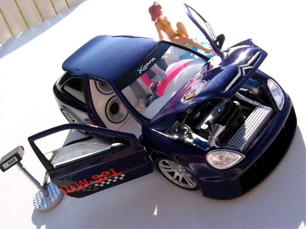 Citroen Xsara tuning 1/18 Solido tuning show spl modelauto