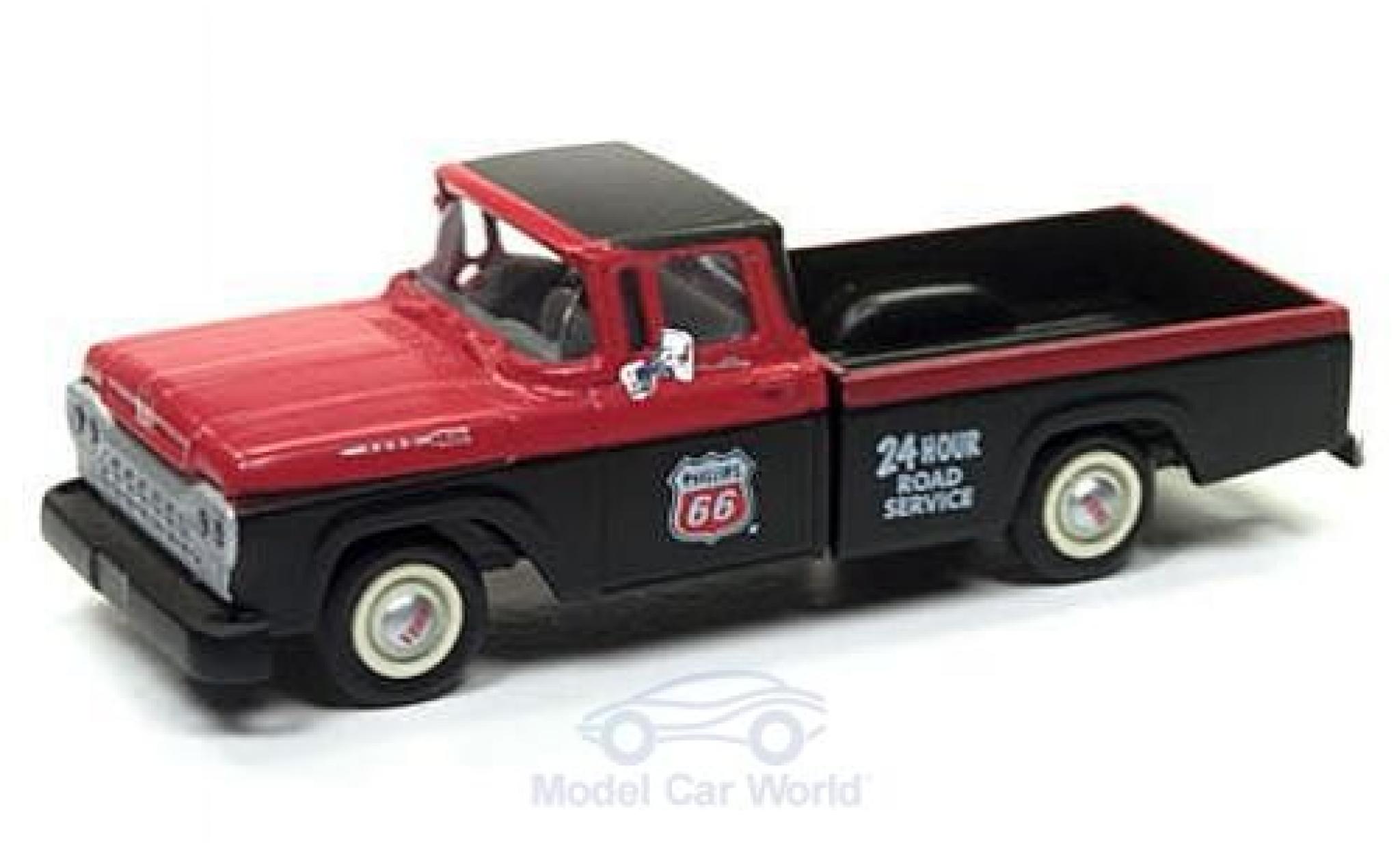 Ford F-1 1/87 Classic Metal Works 00 Pick Up rood/zwart Philips 66 Service 1960 modelauto