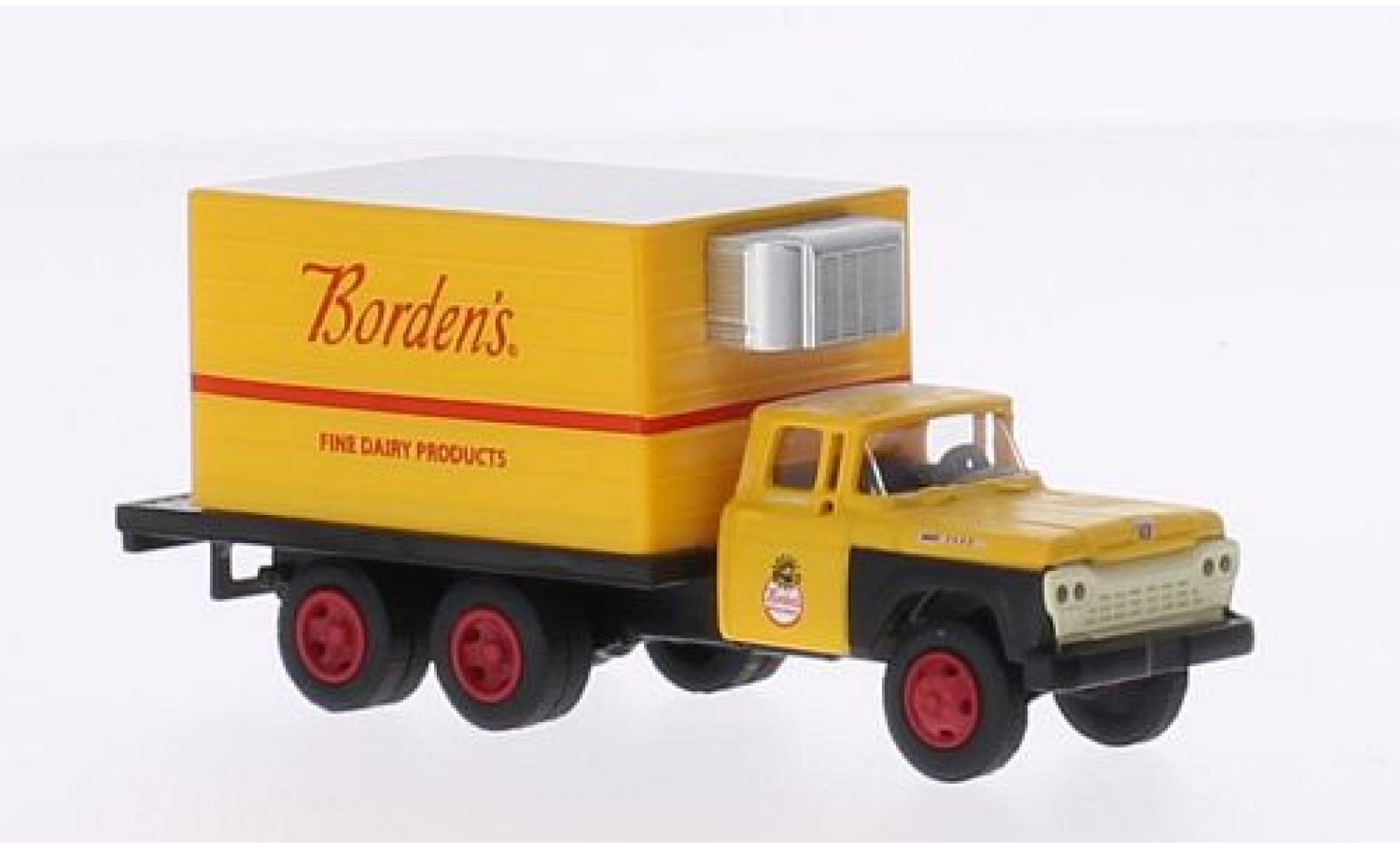 Ford F-500 1/87 Classic Metal Works Box Truck Bordens 1960 modelauto