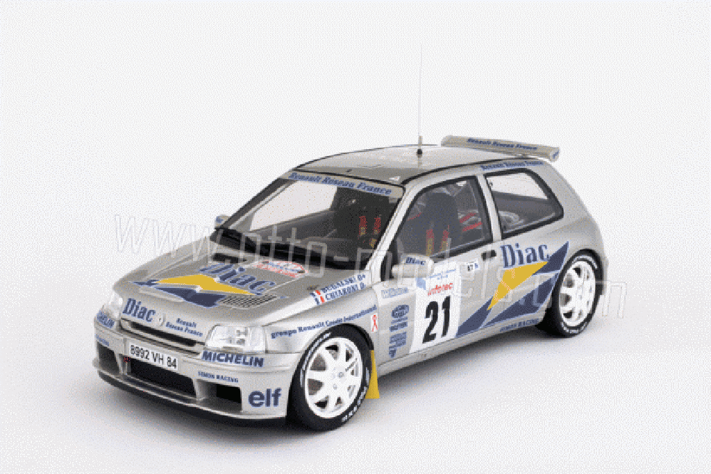 Renault Clio Maxi 1/18 Ottomobile Maxi tour de corse 1995 modelauto