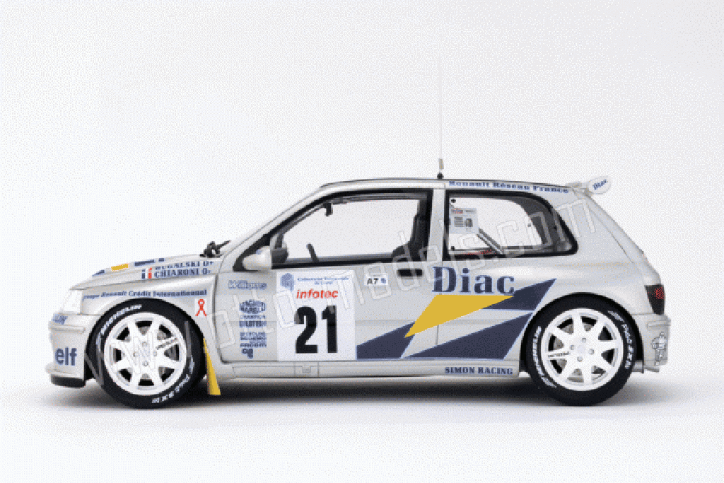 Renault Clio Maxi tour de corse 1995 1/18 Ottomobile
