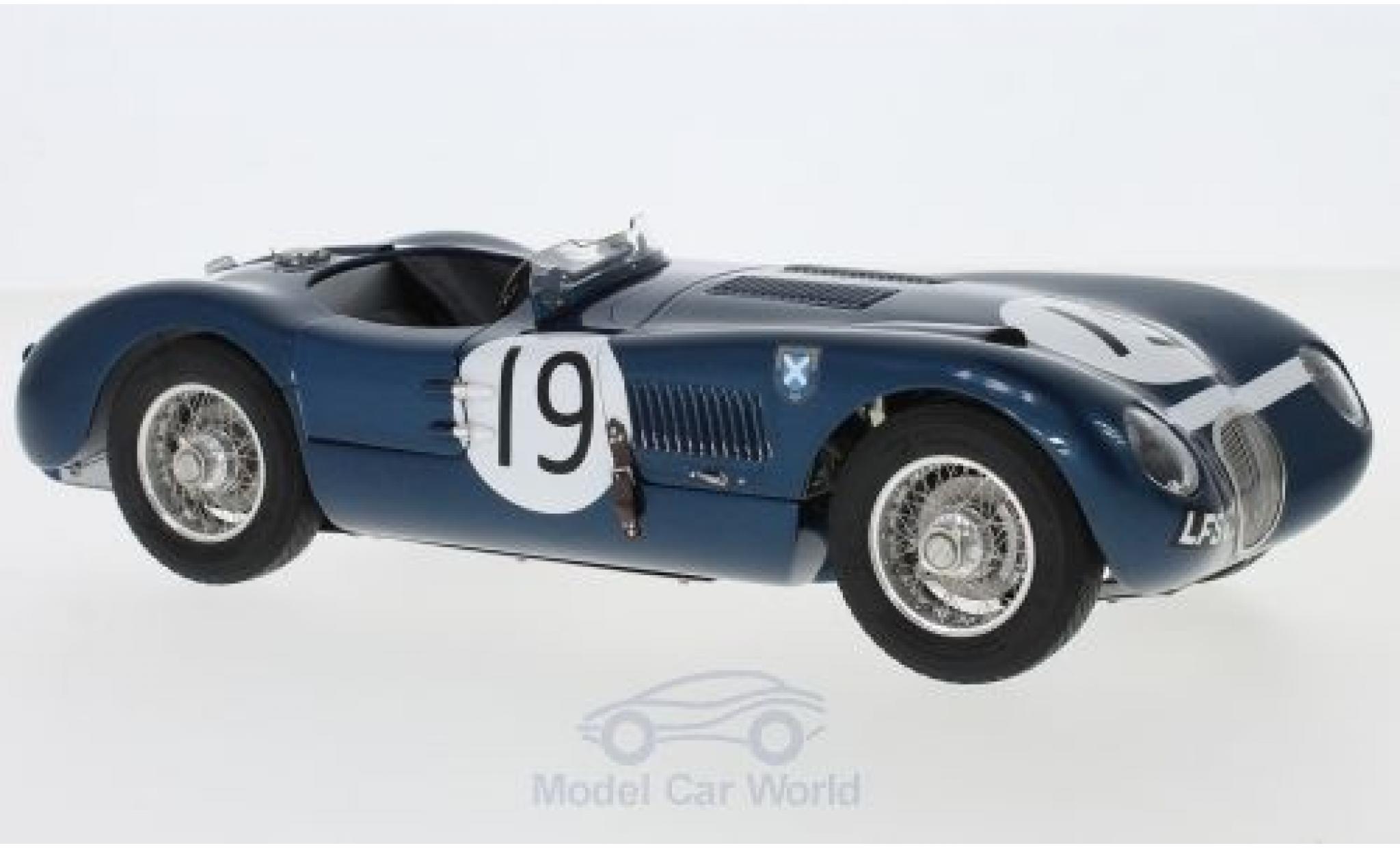 Jaguar C-Type 1/18 CMC RHD No.19 Ecurie Ecosse Goodwood Members Meeting 1954 J.Stewart modelauto