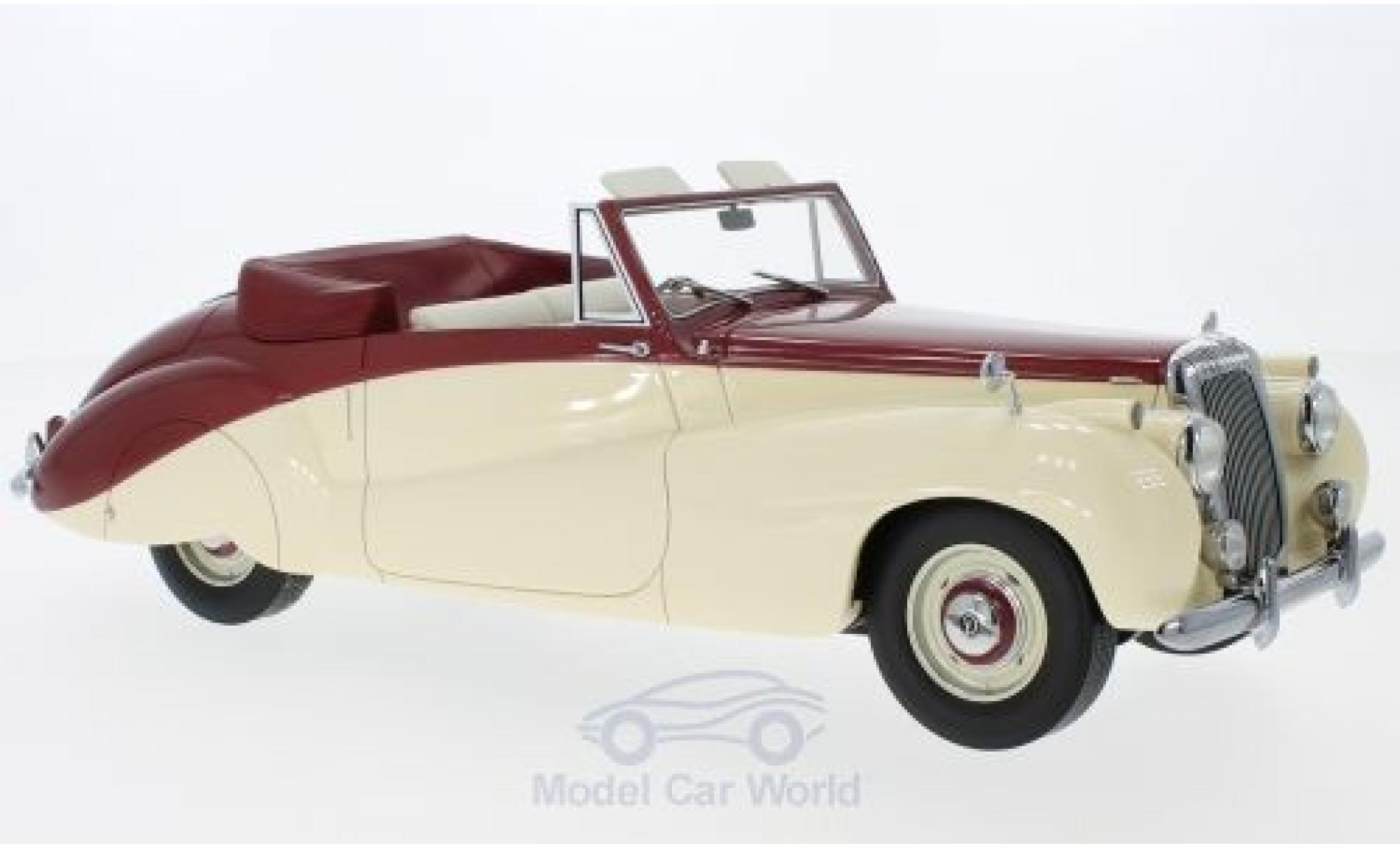 Daimler DB18 1/18 CMF Special Sports by Barker metallic rood/beige RHD 1952 modelauto