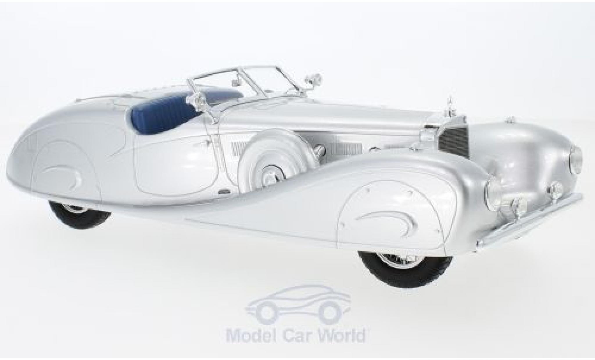 Mercedes 500 K 1/18 CMF K Erdmann & Rossi grijs 1936 modelauto