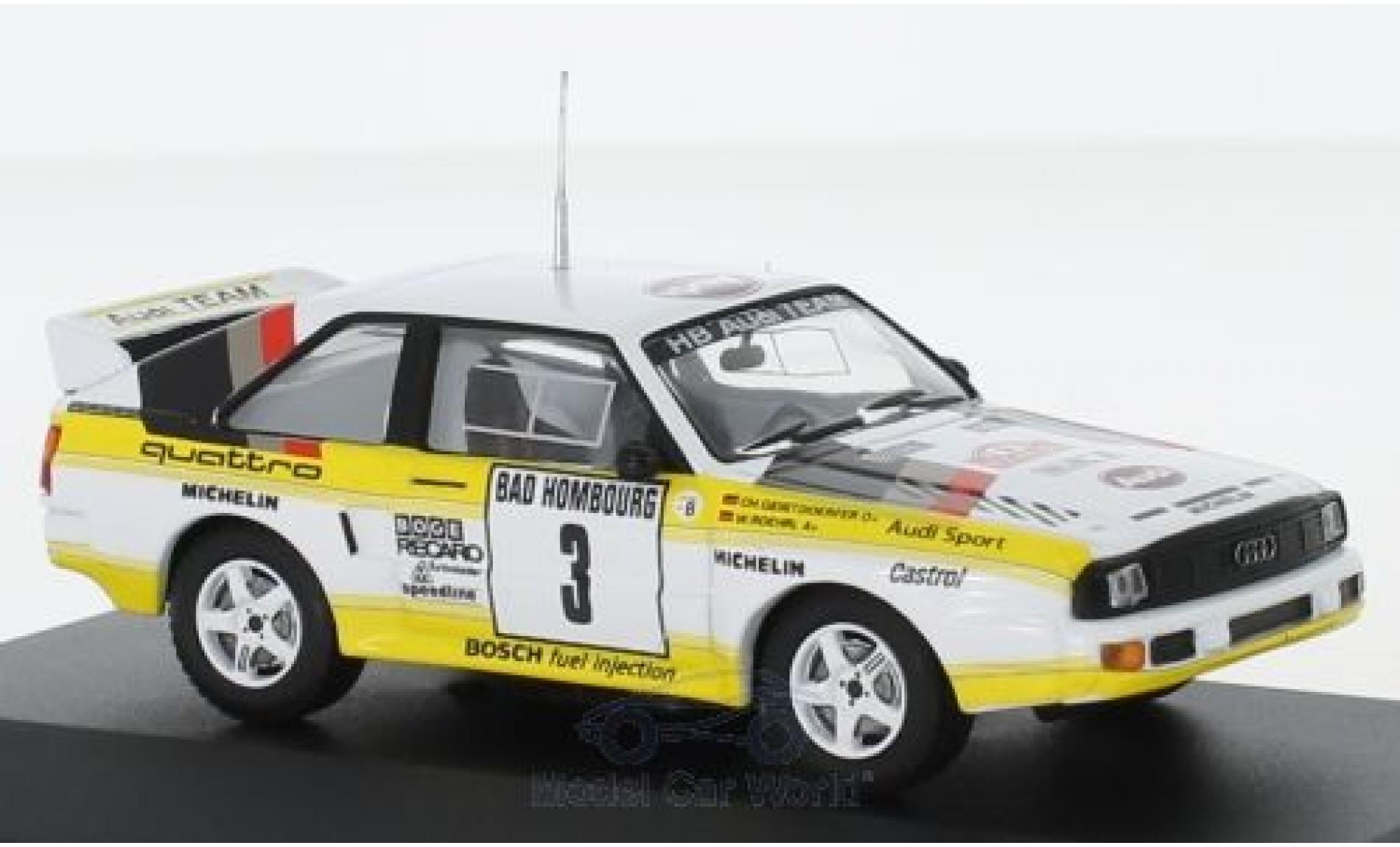 Audi Sport Quattro 1/43 CMR Sport quattro No.3 HB Team HB Rallye WM Rallye Monte Carlo 1985 mit Decals W.R&ouml;hrl/C.Geistd&ouml;rfer modelauto