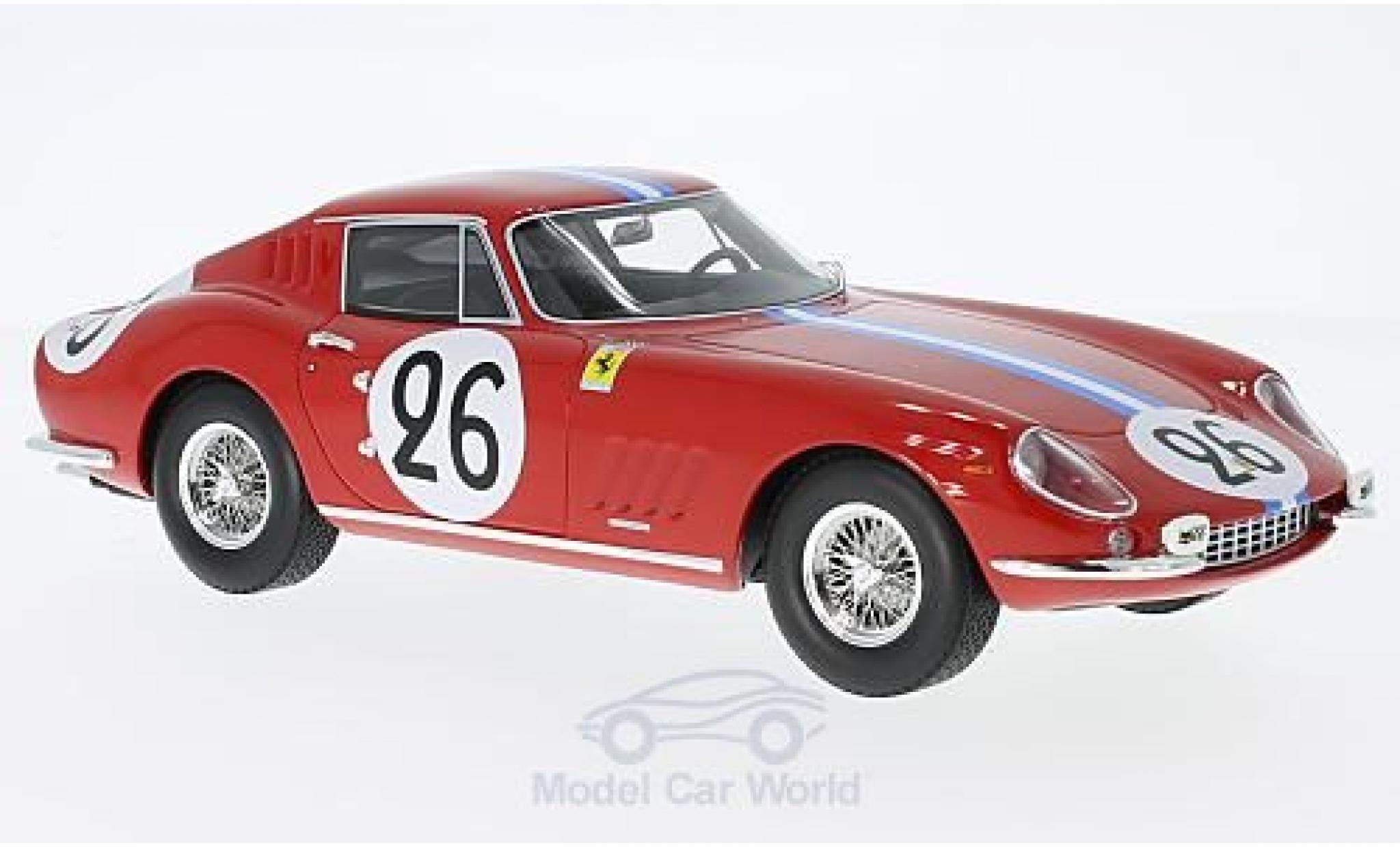 Ferrari 275 1966 1/18 CMR GTB No.26 24h Le Mans 1966 G.Biscaldi/M.de Bourbon-Parma modelauto