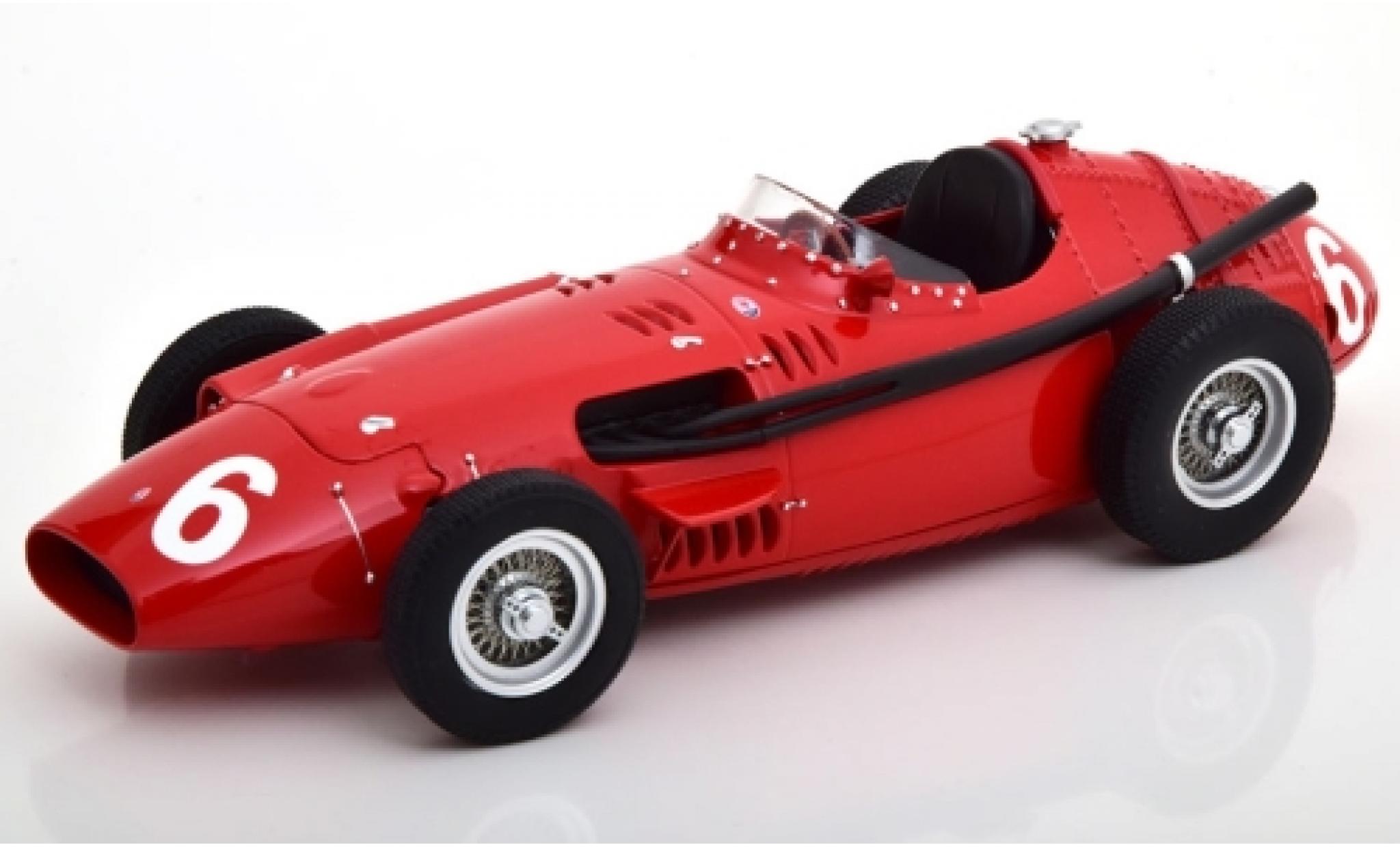 Maserati 250 1/18 CMR F No.6 Formel 1 GP Zilverinien 1957 J.Behra modelauto