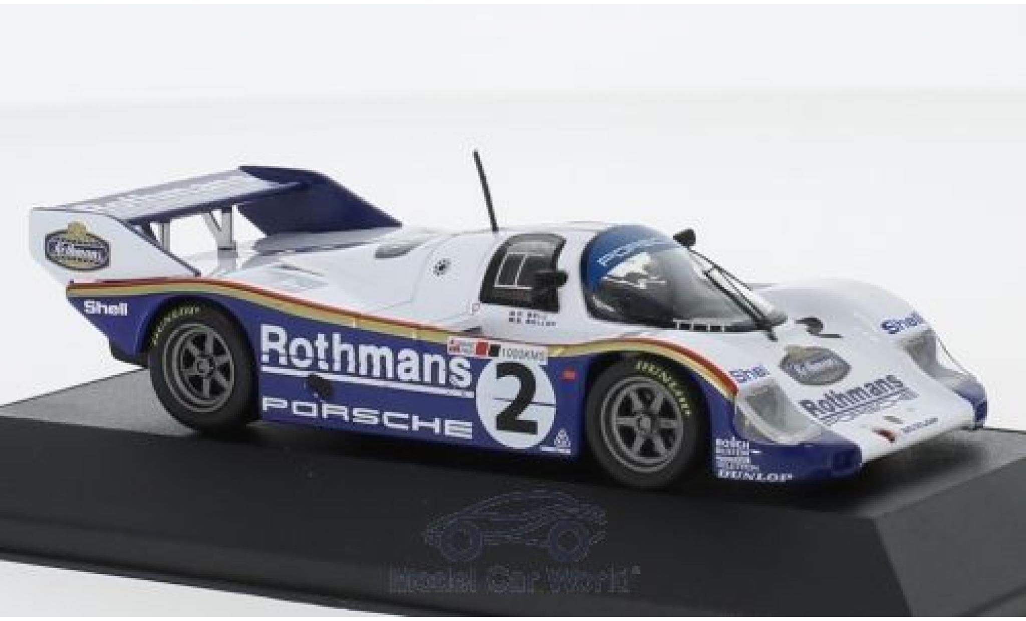 Porsche 956 1984 1/43 CMR K No.2 Rothmans 1000 KM Silverstone 1984 S.Bellof/D.Bell modelauto