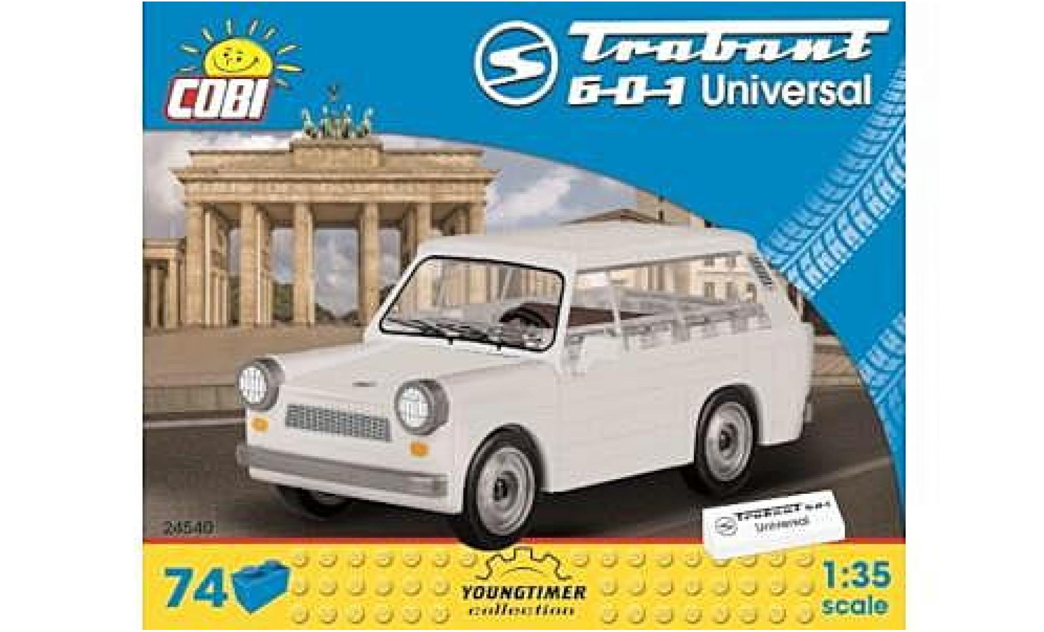 Trabant 601 1/35 Cobi Universal wit Bausteine Anzahl le Bl&ouml;cke: 74 modelauto
