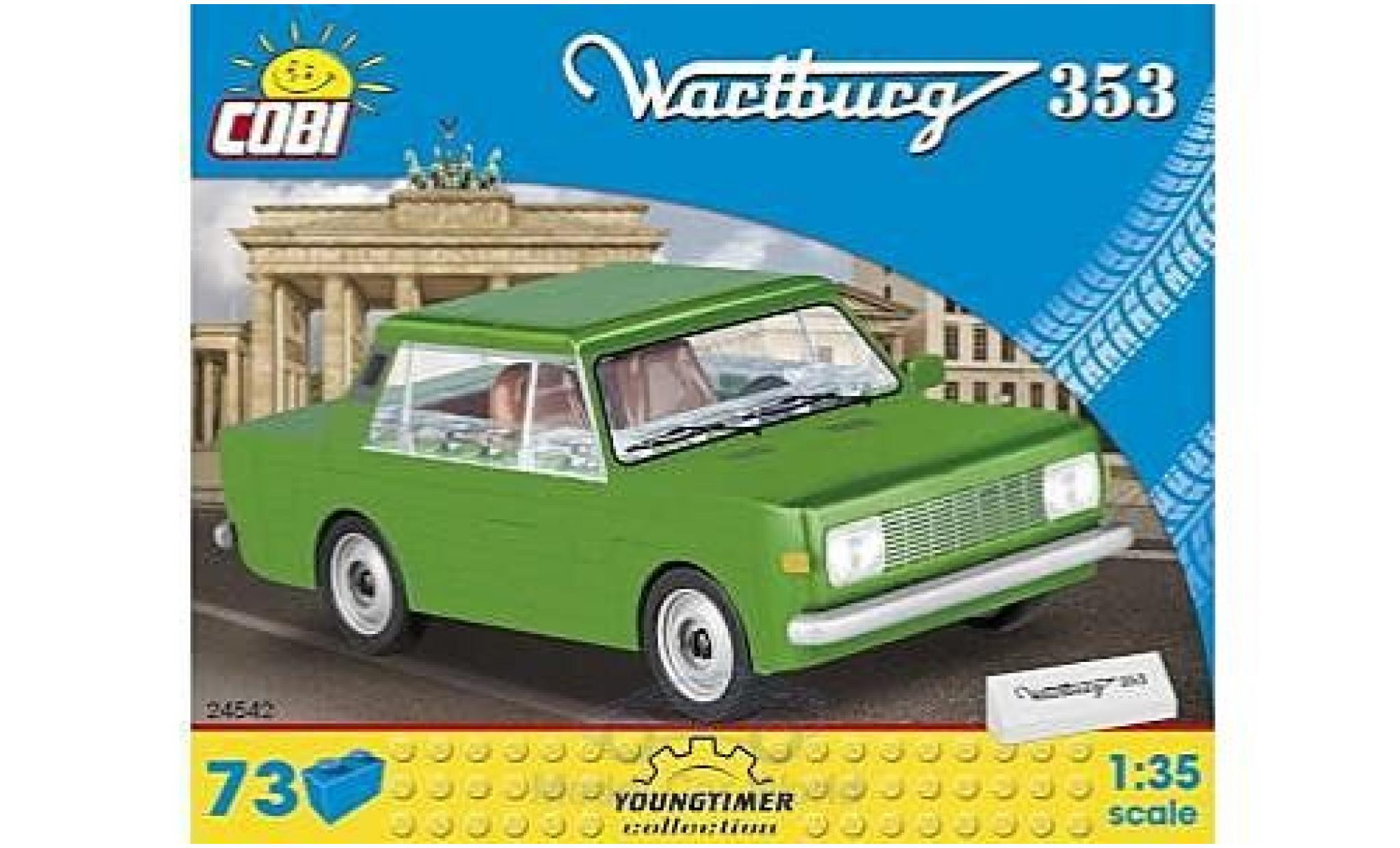 Wartburg 353 1/35 Cobi groen Bausteine Anzahl der Bl&ouml;cke: 73 modelauto
