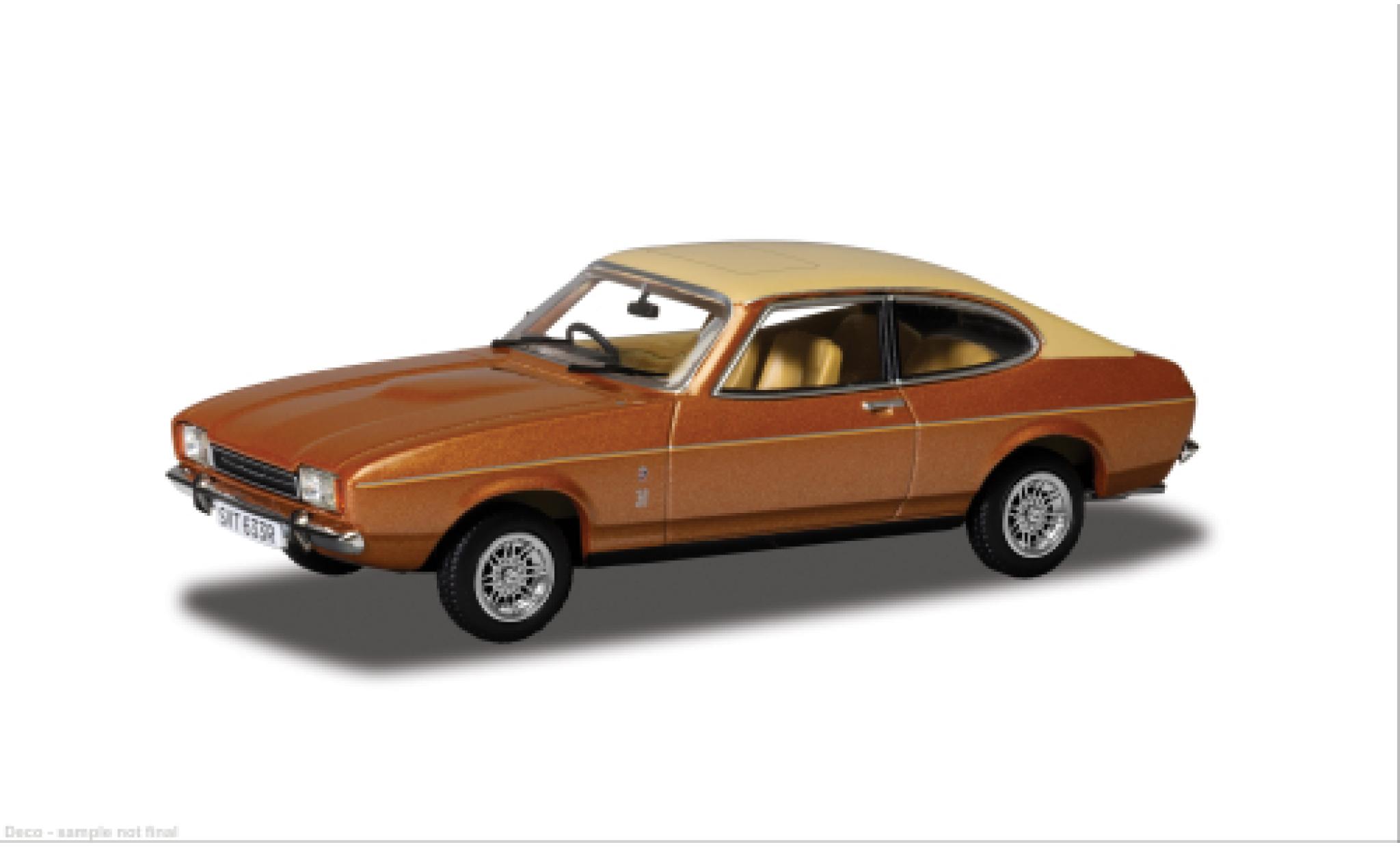 Ford Capri 1/43 Corgi MK II 3.0 Ghia Automatic bronze/beige 1:43 modelauto