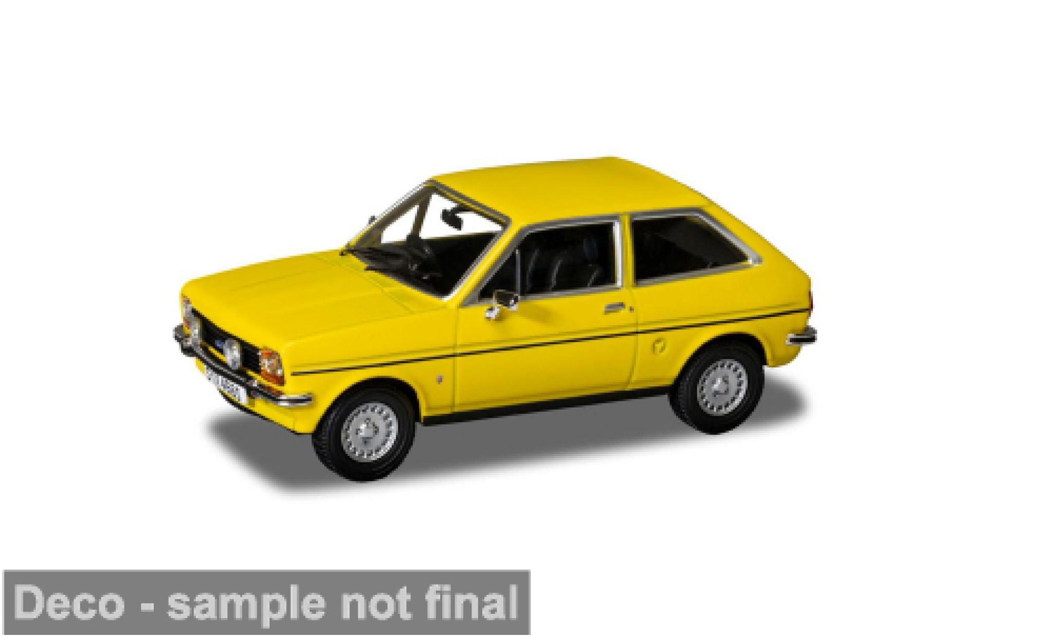 Ford Fiesta 1/43 Corgi Mk I 1.1 Ghia geel 1:43 modelauto