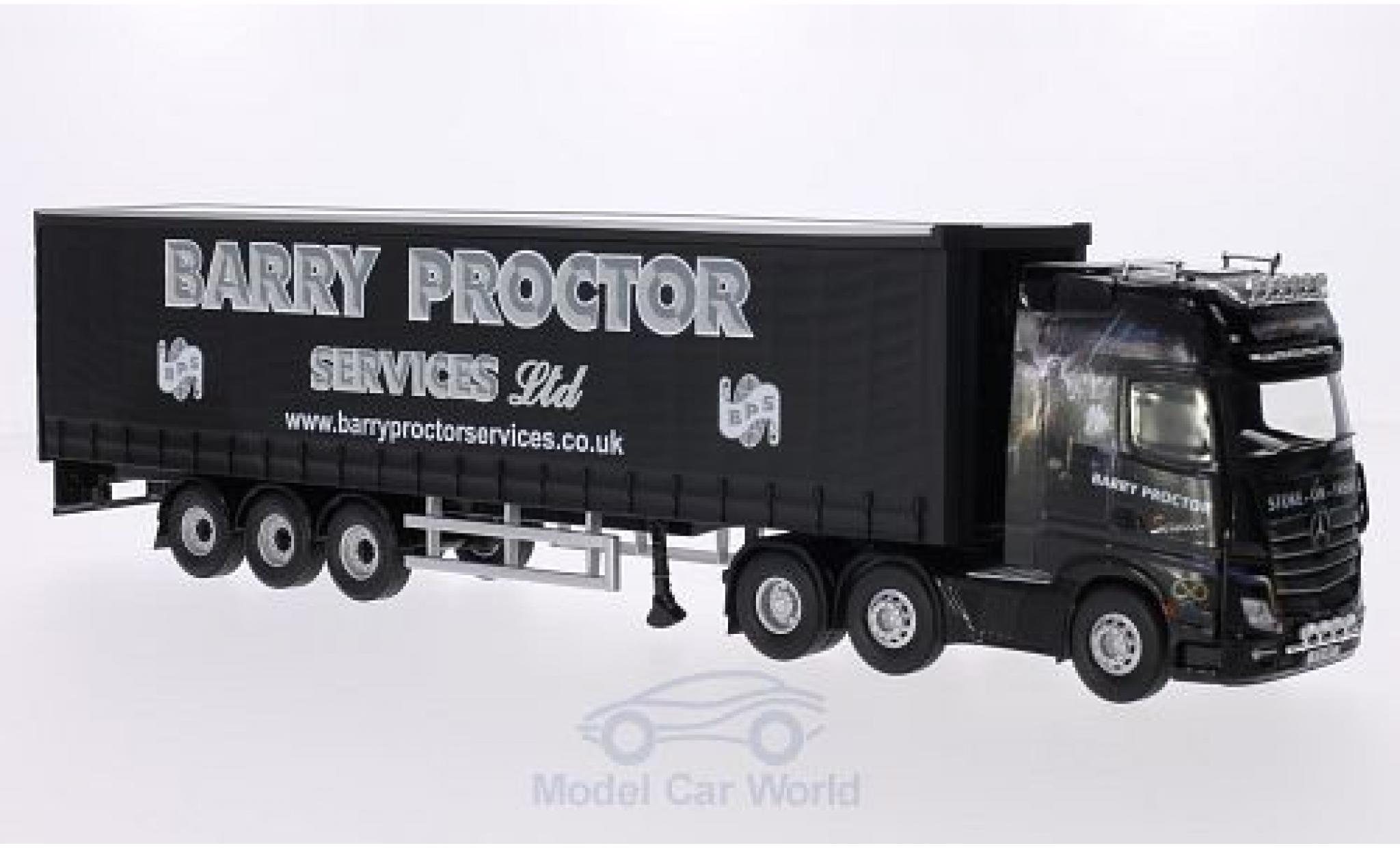 Mercedes Actros 1/50 Corgi (MP4) RHD Barry Proctor Gardinenplanensattelzug modelauto